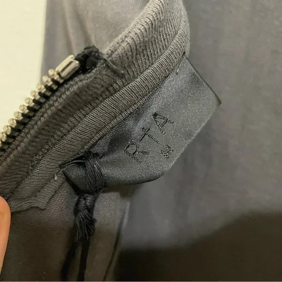 RtA Bandit Dress Jersey Knit Midi Faded Grey - Picture 12 of 12